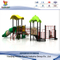 Equipo de juegos infantiles al aire libre para escuelas con red de escalada
