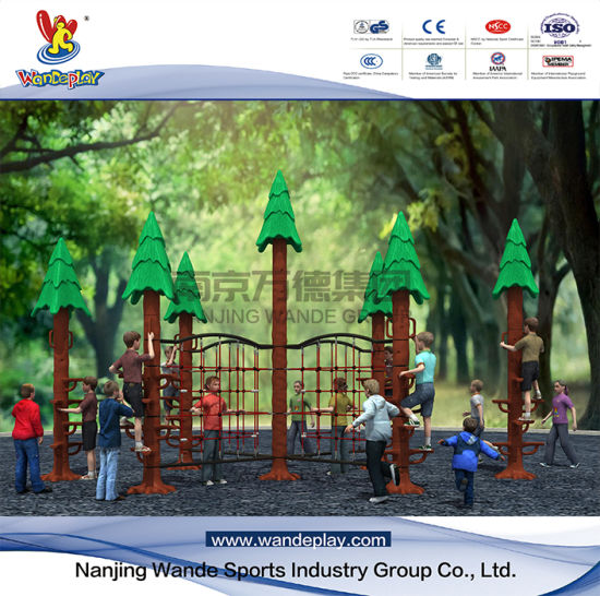 Equipo al aire libre del patio de recreo de los niños del parque de atracciones de Sequoia de Wandeplay con Wd-HP102