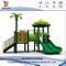 Parque de atracciones al aire libre en la casa del árbol Playset para niños