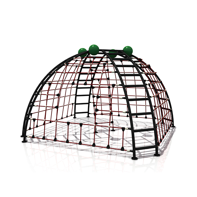 Patio de juegos al aire libre de la red de la cuerda de escalada del nido de pájaros para los niños