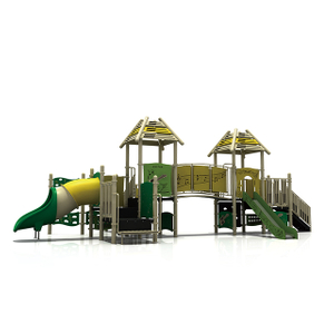 Parque de atracciones al aire libre Parque infantil con música Equipo de diapositivas para niños