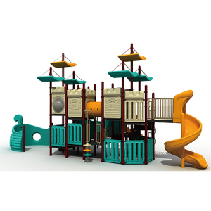 Nuevo parque de atracciones al aire libre Barco pirata Equipo de diapositivas para niños