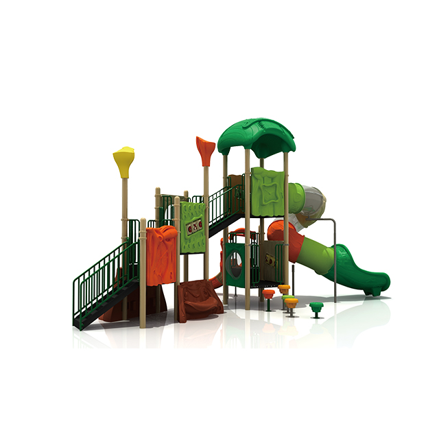 Parque de atracciones para niños de plástico al aire libre, parque infantil, equipo de tobogán
